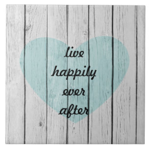 Chique wit rustiek hout tegeltje