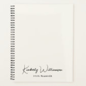 Chique Zakelijke Monogram Planner (Voorkant)