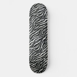 Chique Zebra Dierenprint Esthetiek Skateboard