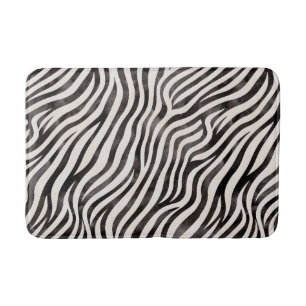 Chique zebra print badmat