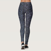 Chique zwart glitter sparkle leggings (Achterkant)