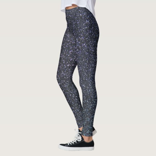 Chique zwart glitter sparkle leggings (Links)