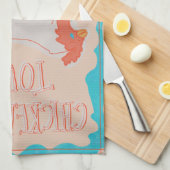 Chiquitita ABBA Serviette de thé au poulet (Quart Plié)