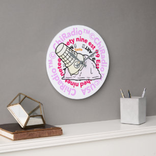 CHIRadio LLC IceCream LOGO Grote Klok