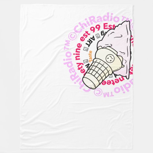 ChiRadio LLC Icecream muur kunst Fleece Deken (Voorkant)