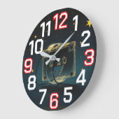 ChiRadioLLC™ Clock designed by www.djelove.com Grote Klok (Hoek)
