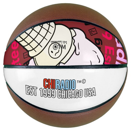 ChiRadioLLC™ IceCream Basketbal (Voorkant)