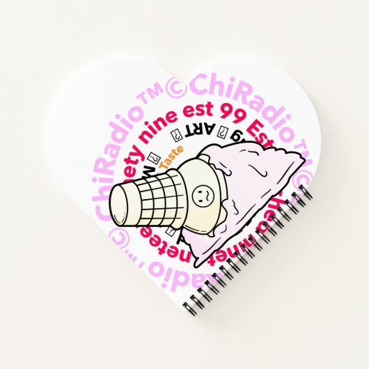 ChiRadioLLC™ IceCream Notitieboek (Achterkant)