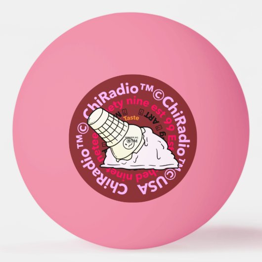 ChiRadioLLC™ IceCream Pingpongballen (Voorkant)