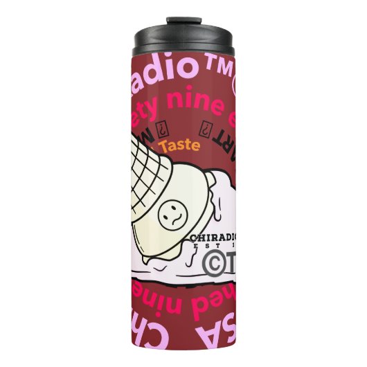 ChiRadioLLC™ IceCream Thermosbeker (Voorkant)