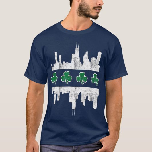 Chirish Southside Irish St Patricks Day Chicago T-shirt (Voorkant)