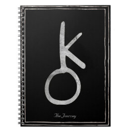 Chiron hammered Silver Gestandaardiseerd zonnestel Notitieboek