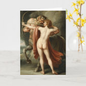 Chiron Instructing Achilles Fine Art Card Kaart (Gele Bloem)