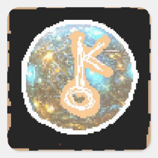 Chiron Night Vierkante Sticker (Voorkant)