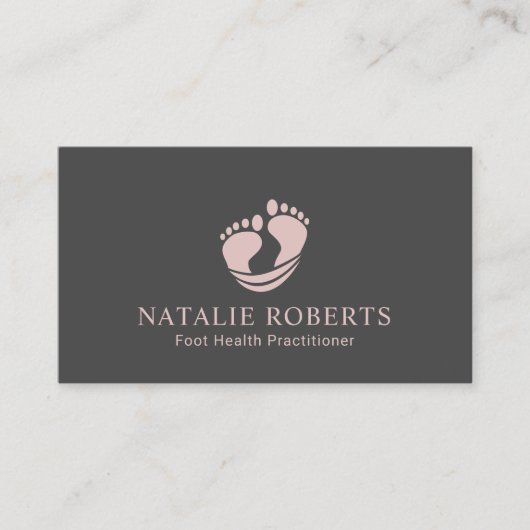 Chiropodist Foot Massage Practitioner Visitekaartje (Voorkant)