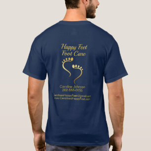 Chiropodist Podiatrist Pedicure Foot Care Business T-shirt