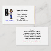 Chiropracter Carte de visite (Devant / Derrière)