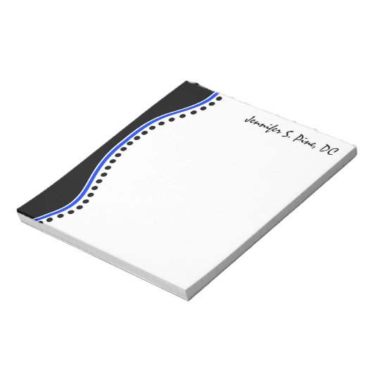 Chiropracteur de points élégants Bloc-notes person (Tourné)