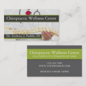 CHIROPRACTEUR Professionnel ET Carte de visite DE (Devant / Derrière)