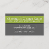 CHIROPRACTEUR Professionnel ET Carte de visite DE (Dos)