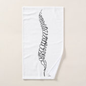 Chiropractic Anatomy Orthopedic doctor (Serviette à main)