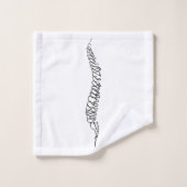 Chiropractic Anatomy Orthopedic doctor (Gant de toilette)