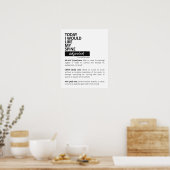 Chiropractic Art, Chiropractic Poster, Chiro  Poster (Keuken)