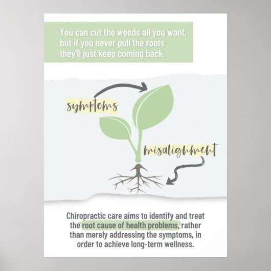 Chiropractic Art, Chiropractor, Chiropractic  Poster (Voorkant)