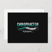 Chiropractic Chiropractor in Progress Chiro Spine Briefkaart (Voorkant / Achterkant)