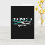Chiropractic Chiropractor In Progress Chiro Spine Kaart (Gele Bloem)