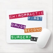 Chiropractic First Mousepad Muismat (Met muis)