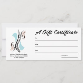 Chiropractic Gift-certificaten