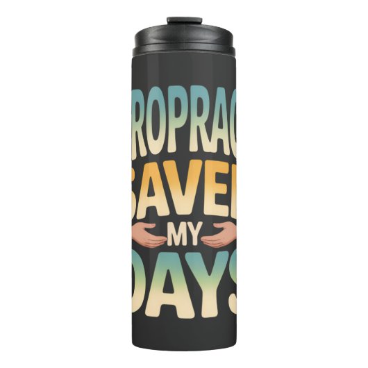 Chiropractic Healing and Back Pain Relief Thermosbeker (Voorkant)