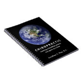 Chiropractic Healthier Planet Notebook Notitieboek (Rechterzijde)