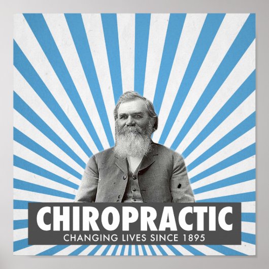 Chiropractic poster - D.D. Palmer (Voorkant)