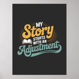 Chiropractic Student Motivation Spine Quote Poster