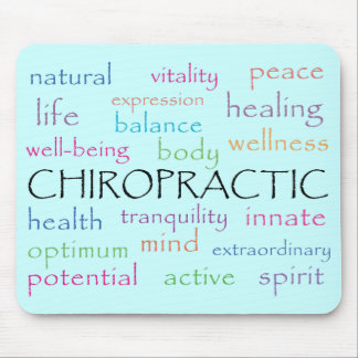 Chiropractic Words Mousepad Muismat