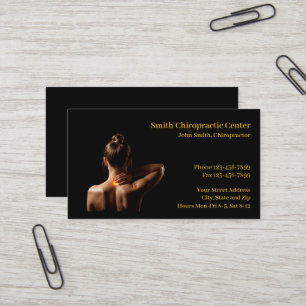 Chiropractie Chiropractie Kliniek Visitekaartje