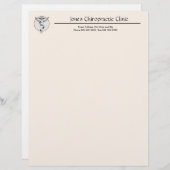 Chiropractie Chiropractor Letterhead Briefhoofd (Voorkant / Achterkant)