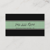 Chiropractie et carte de visite Médicale de (Dos)