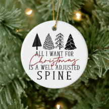 Chiropractie ornament, Chiropractie Kerst,