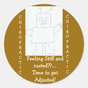 chiropractie Vertrouwd voelen?! Ronde Sticker