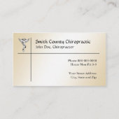 Chiropractie Visitekaartje (Voorkant)