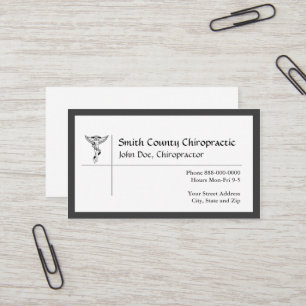 Chiropractie Visitekaartje