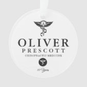 Chiropractisch Afstuderen | Pensionering Ornament (voorkant)