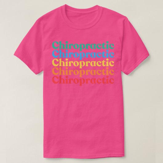 Chiropractisch T-shirt (Design voorkant)