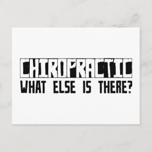 Chiropractisch wat er nog meer is? briefkaart