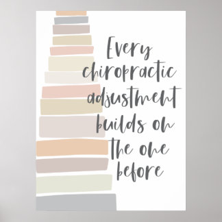 Chiropractische Aanpassings poster, Chiropractie Poster