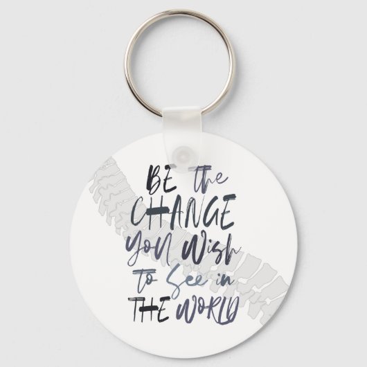 Chiropractische Afstuderen Gift, Chiropractic, Chi Sleutelhanger (Voorkant)