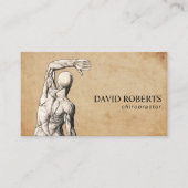 Chiropractische anatomie Chiropractor Visitekaartje (Voorkant)